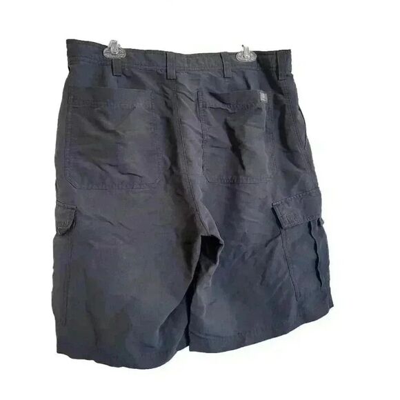 The North Face Men's Charcoal Nylon Cargo Shorts - Picture 7 of 13